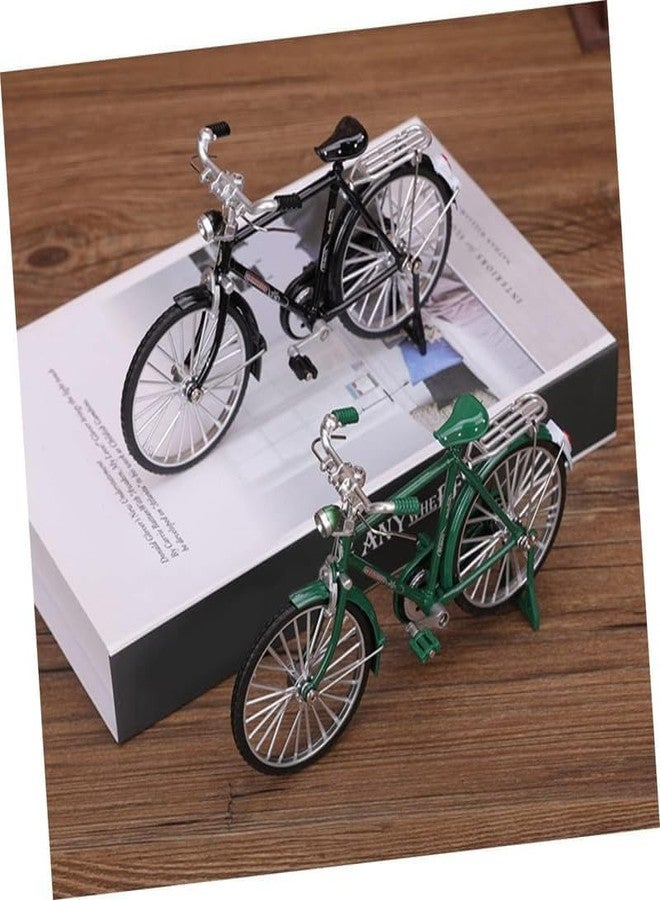 RAMPKD New Toy Kids Metal Bicycle Ornaments Desktop Mini Retro Style Alloy Classical Bike Toy Figurines Bike Home Decoration for Children (Multi)(Cycle M -1_R) - Image 5